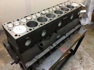 Straight-eight Packard_engine rebuild in assembly