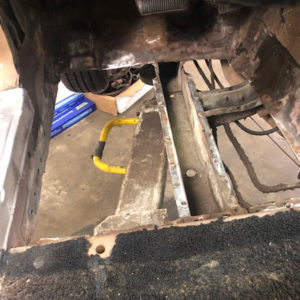 DRIVER SIDE FLOOR BOARDS RUSTED OUT